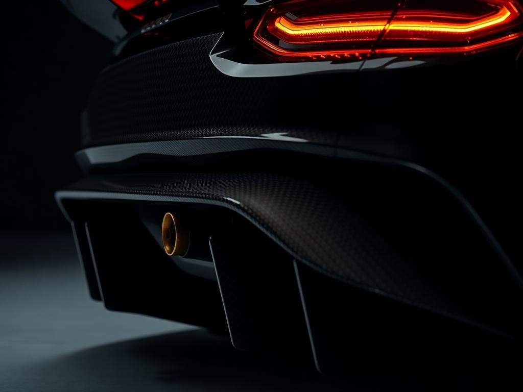 Carbon fiber rear