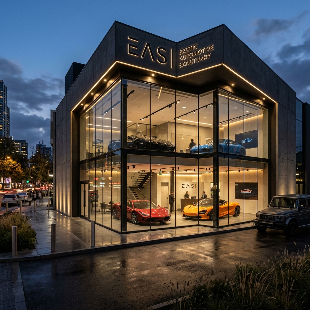 House of Wax Showroom Facade